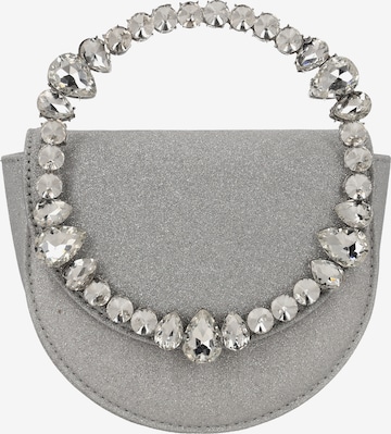 faina Clutch in Zilver: voorkant