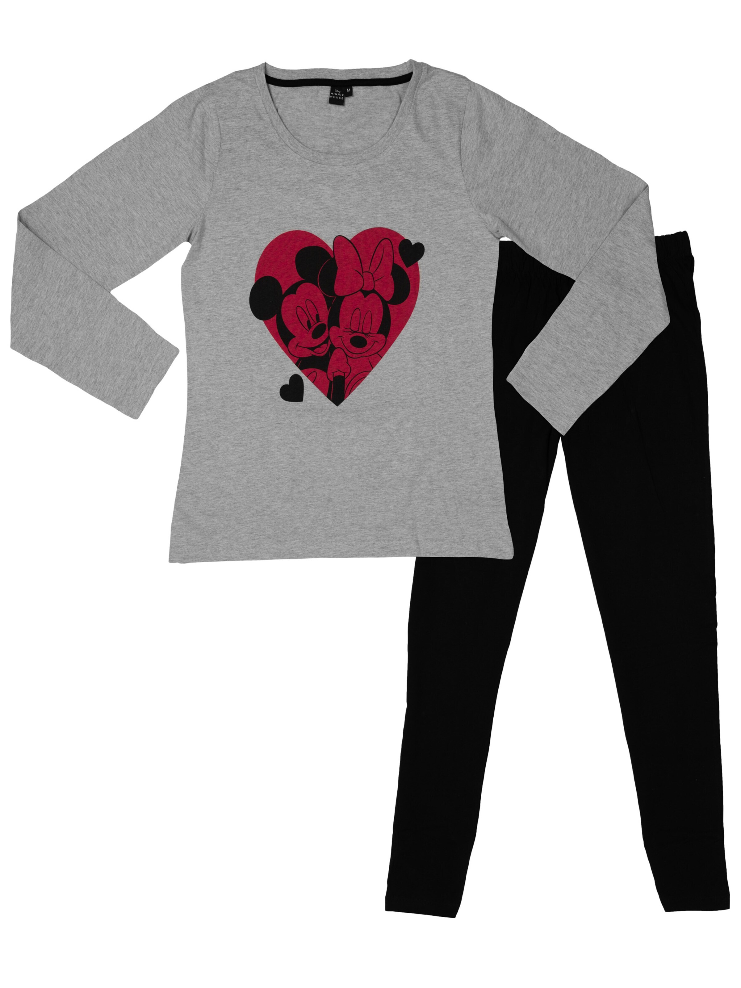 Disney Minnie Mouse Pyjama 'Herzen'‌‌‌‌‌‌‌‌‌ in Mischfarben