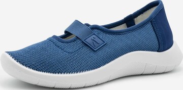Arcopedico Classic Flats in Blue: front