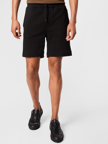 BOSS Normalny krój Spodnie 'Sewalk' w kolorze czarny: przód