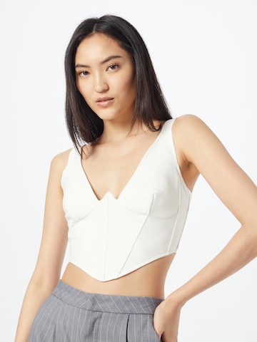 Bardot Top 'BRONTE' in White