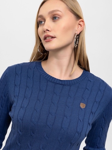 Pull-over Antioch en bleu