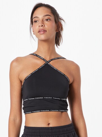 Calvin Klein Sport Top - fekete: elől