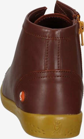 Softinos Lace-Up Ankle Boots in Brown