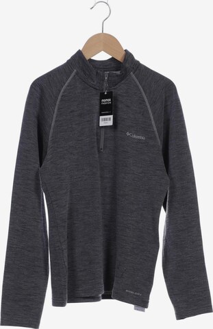 COLUMBIA Sweatshirt & Zip-Up Hoodie in S in Grey: front