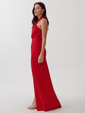 Robe 'VIVIANNE' Tussah en rouge