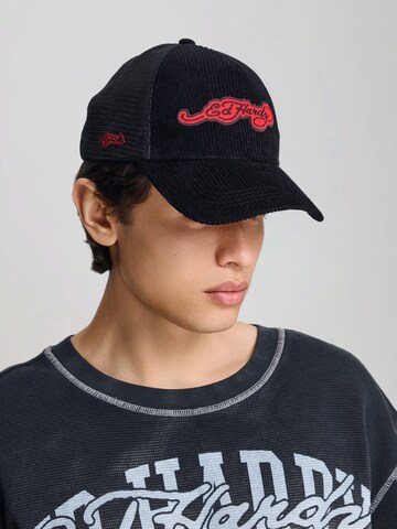 Ed Hardy Cap in Black: front