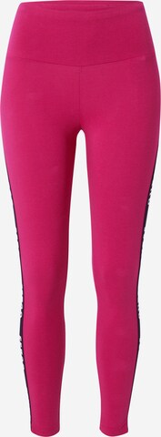 Skinny Pantalon de sport 'ALINE' GUESS en rouge : devant