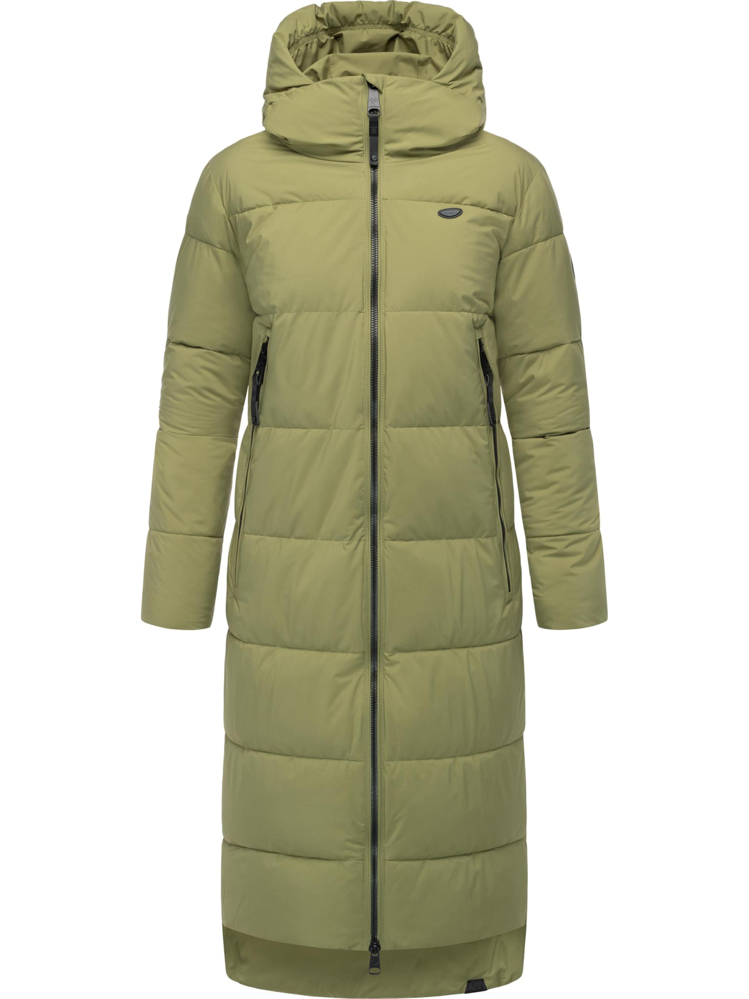 Ragwear Зимнее пальто 'Patrise' в Зеленый: спереди