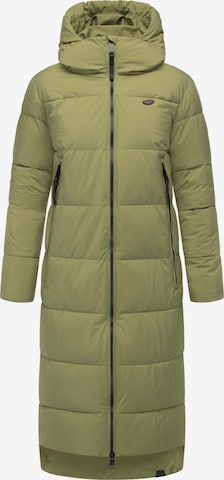 Ragwear Winter Coat 'Patrise' in Green: front