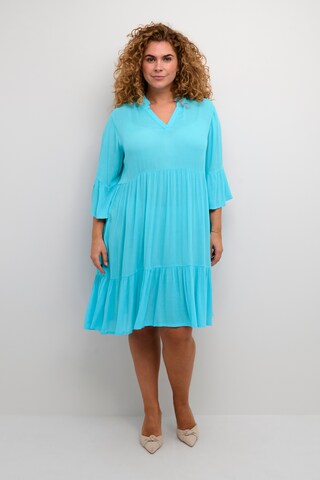 Robe 'Mariana' KAFFE CURVE en bleu