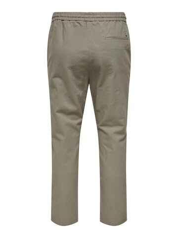 Only & Sons - Tapered Pantalón en gris