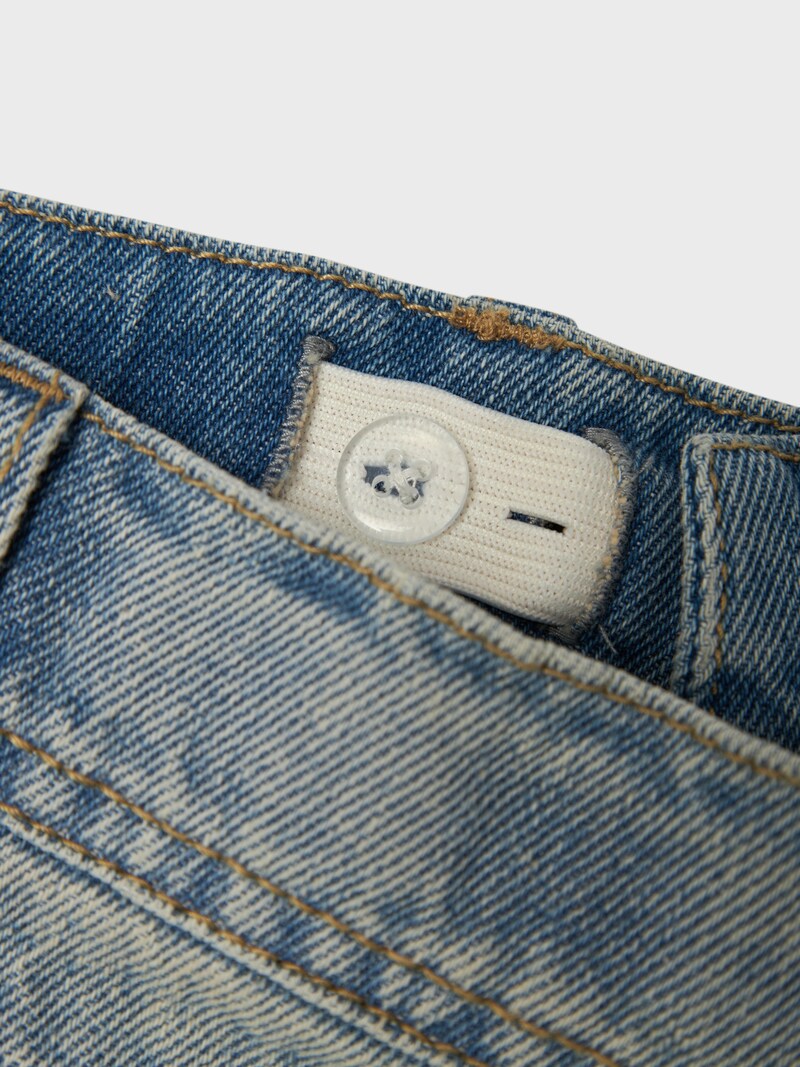 Nkmryan Loose Jeans 5760-Rm Noos, Lichtblauw gebleekte denim, 122