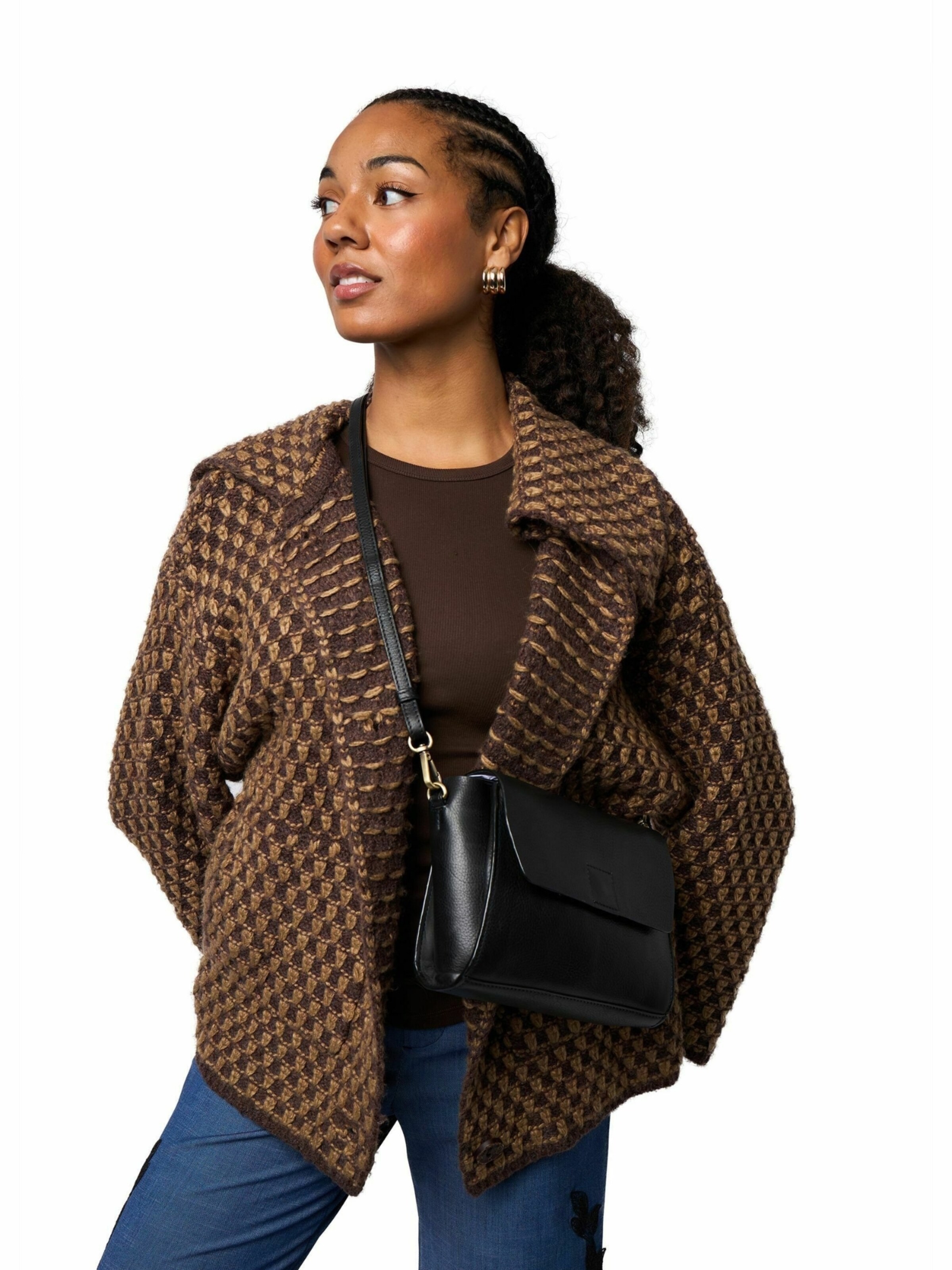 Cabas ' Nana ' RE:DESIGNED en noir : devant