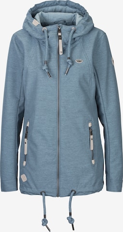 Ragwear Performance Jacket in Blue: front