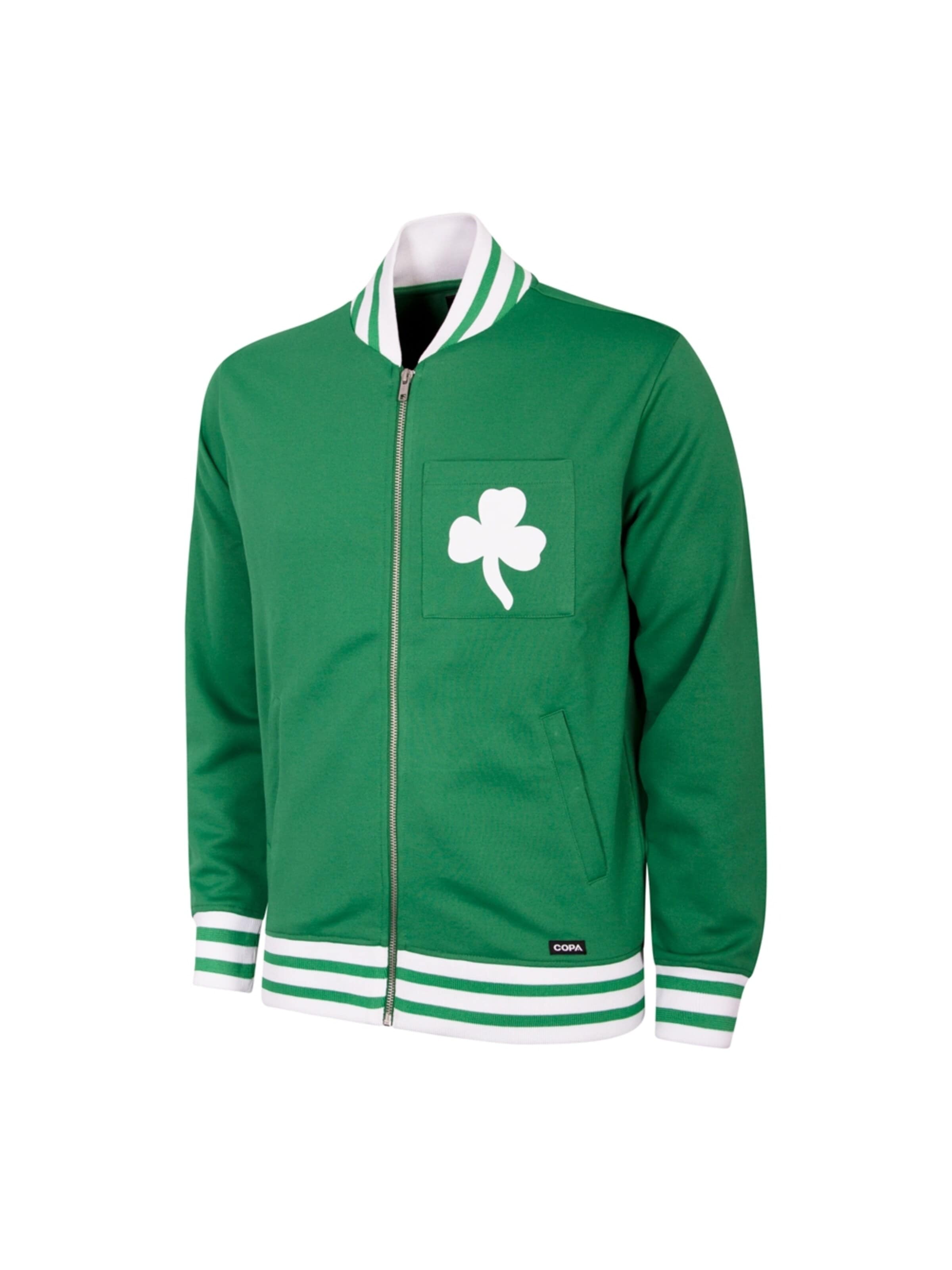 COPA FOOTBALL Sportjas 'Panathinaikos FC 1971 Retro Voetbaljack' in Groen: voorkant