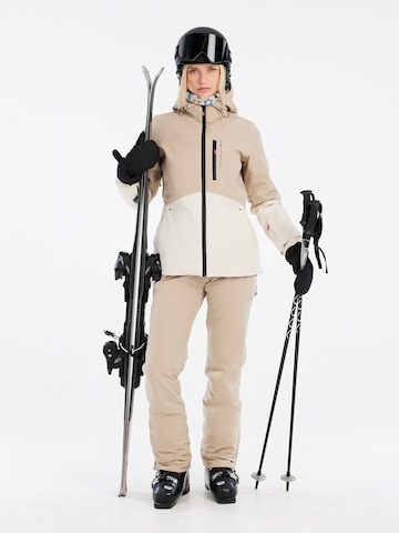 PROTEST Sportjacke 'PRTDISK' in Beige