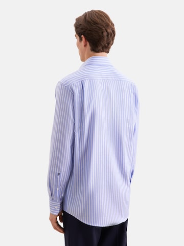 SEIDENSTICKER Regular Fit Businesshemd in Blau