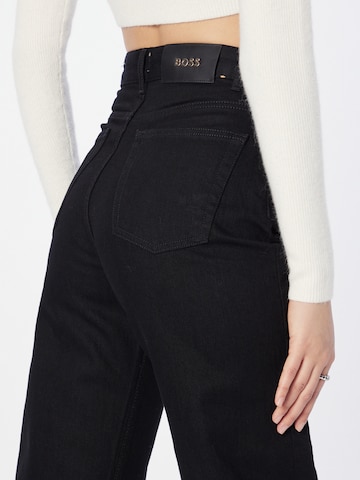 BOSS Black Wide leg Jeans 'MARLENE' in Zwart