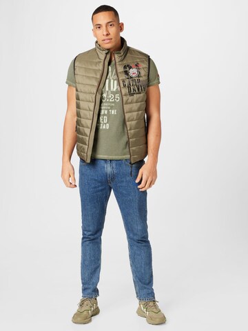 Gilet CAMP DAVID en vert