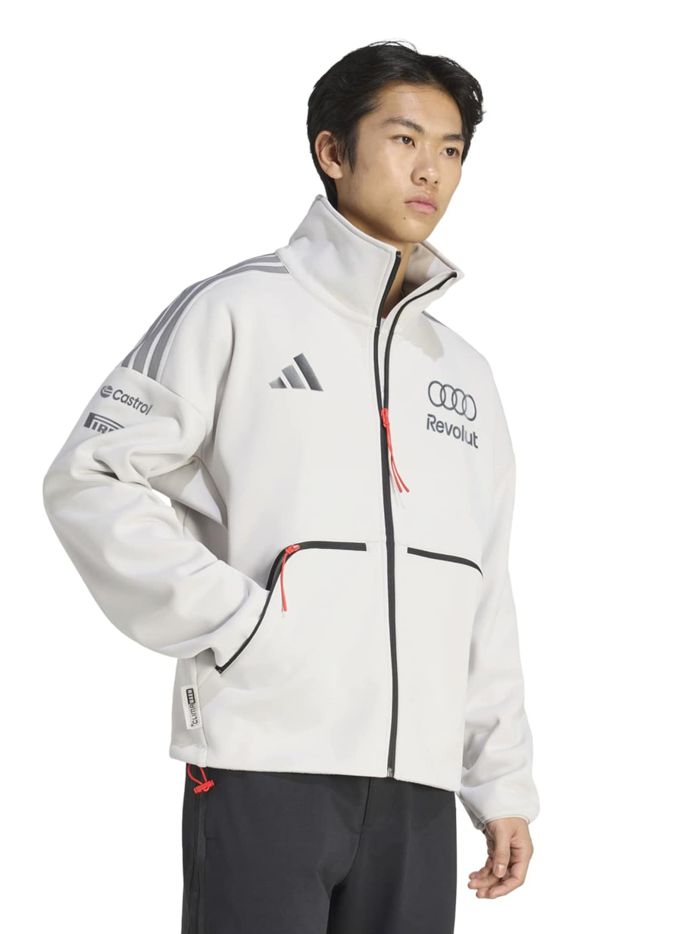 ADIDAS PERFORMANCE - Chaqueta de chándal 'Audi Formula One Team Engineers And Marketing' en blanco