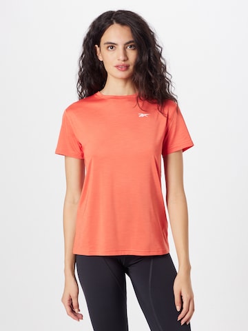 Reebok Funkční tričko – oranžová: přední strana
