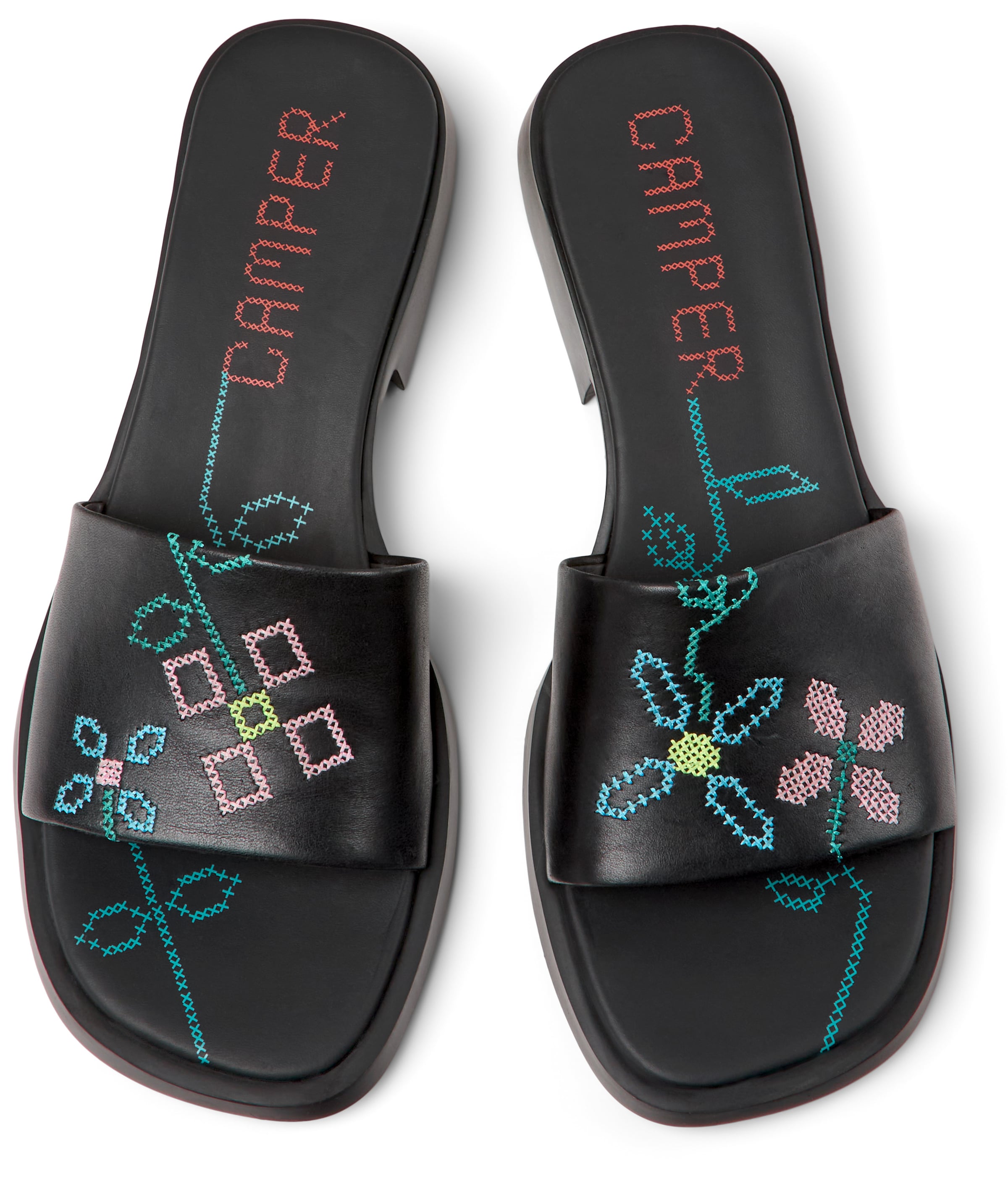 CAMPER Pantolette 'Dana' in Schwarz