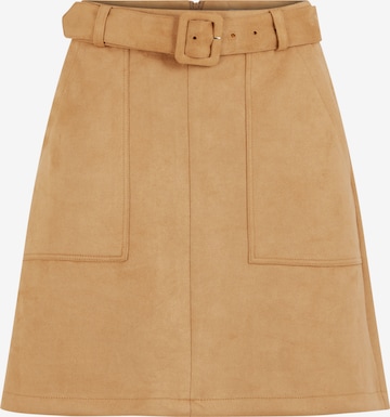 NAF NAF Skirt ' Eplaque ' in Brown: front