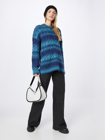 NEON & NYLON - Pullover 'SPACY' em azul