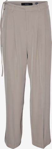 VERO MODA Plisované nohavice 'VMKRISTEL' - Sivá: predná strana
