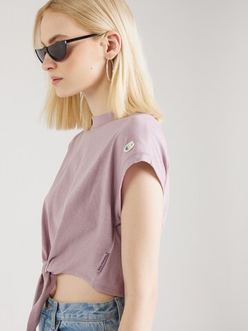 Maglietta di Champion Authentic Athletic Apparel in lilla