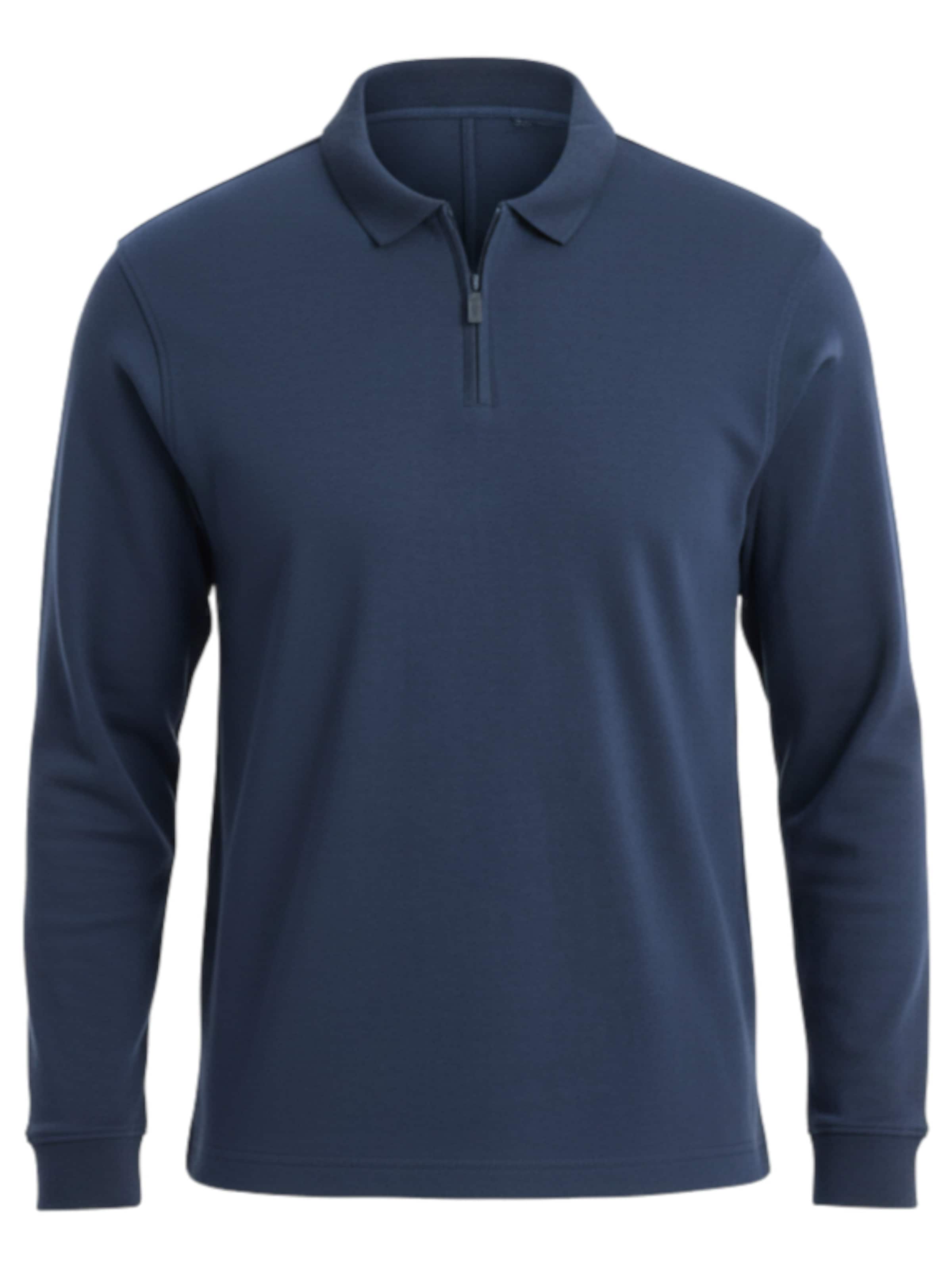 Ombre Shirt 'OM-POLS-0130' in Blauw: voorkant