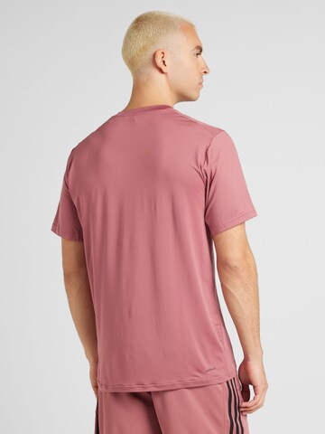T-Shirt fonctionnel 'Essentials' ADIDAS PERFORMANCE en rouge