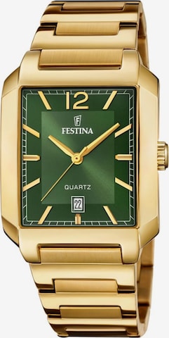 FESTINA Analoguhr in Grün: Vorderseite