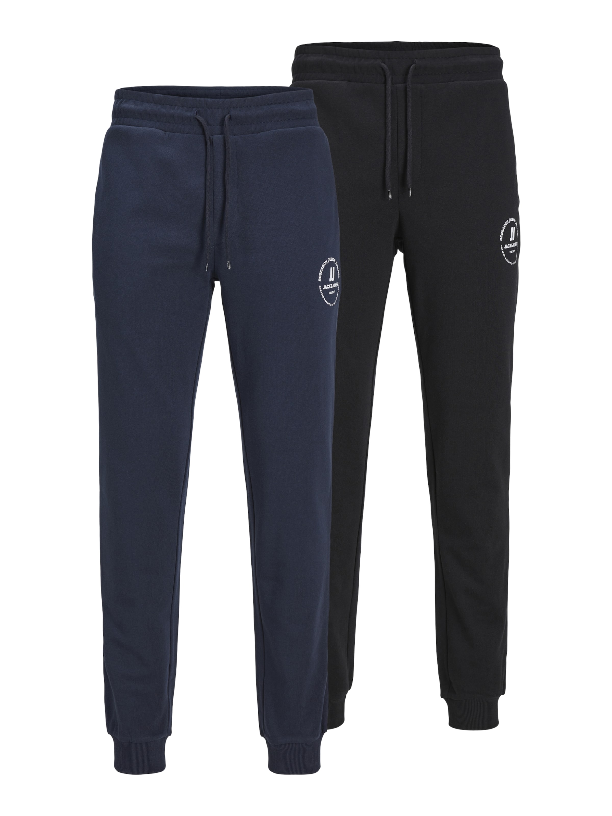 JACK & JONES Spodnie 'JPSTGordon JJSwift' w rozmiarze 29-30 w kolorze atramentowy / czarny / białym, Podgląd produktu