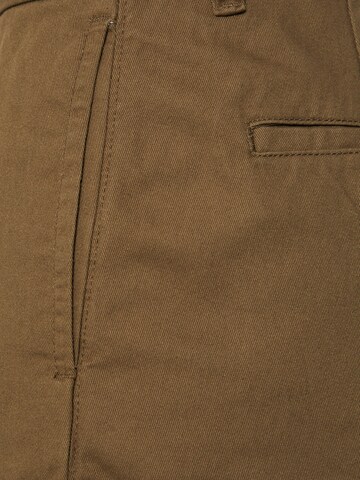 WEEKDAY Regular Pleated Pants 'Joel' in Green