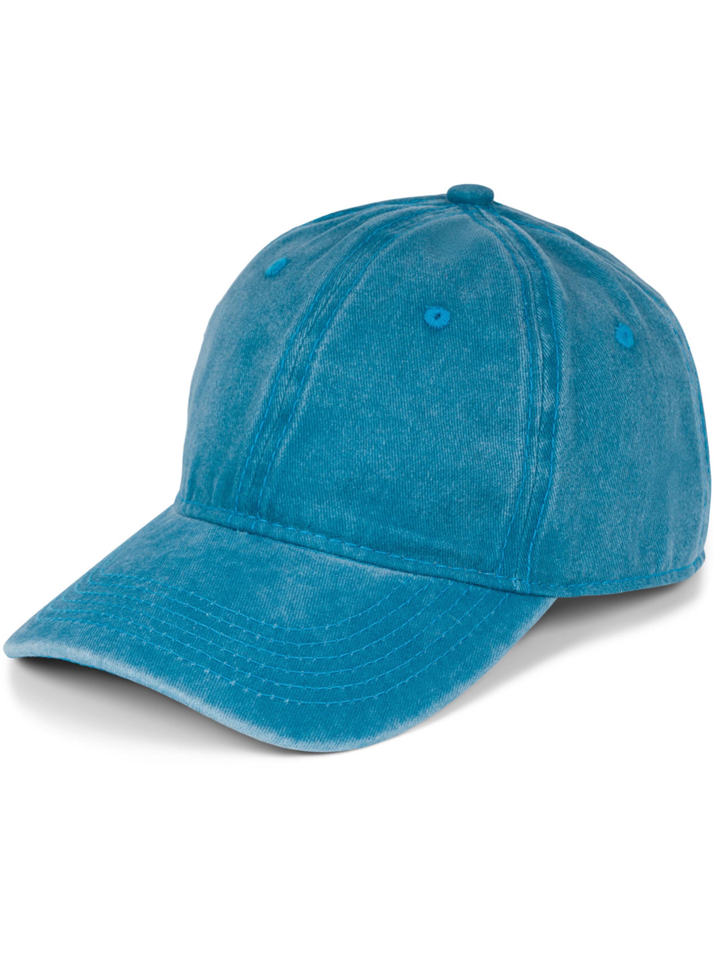 styleBREAKER Cap 'Vintage Baseball Cap Washed Used Look'‌ in 54-64 in petrol, Produktansicht