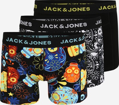 JACK & JONES Bokseršorti, krāsa - debeszils / dzeltens / oranžs / melns, Preces skats