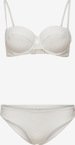 Bikini 'KAJA' di ONLY in bianco: frontale