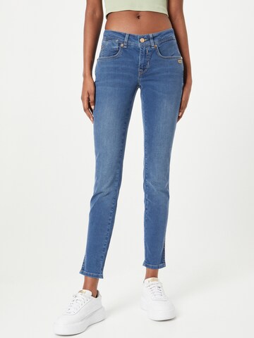 Gang Slimfit Jeans 'Faye' in Blauw: voorkant