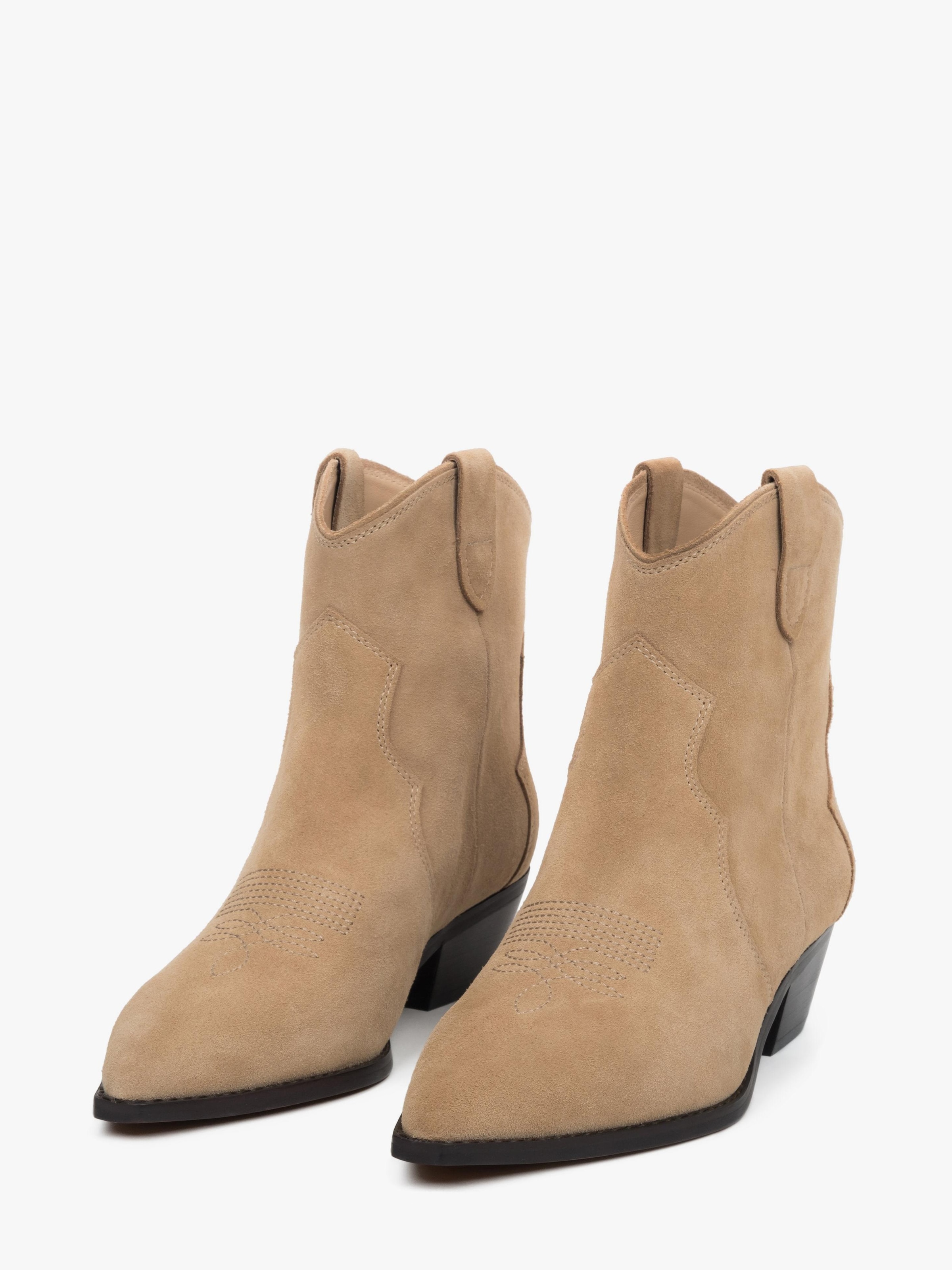 Estro Ankle Boots '1079-1'‌‌‌‌ in Beige