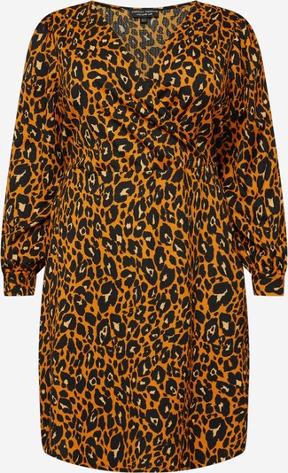 Dorothy Perkins Curve Dress in Beige / Cognac / Black, Item view