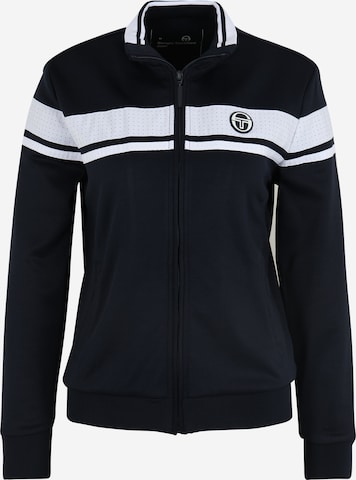 Giacca di felpa sportiva di Sergio Tacchini in blu: frontale