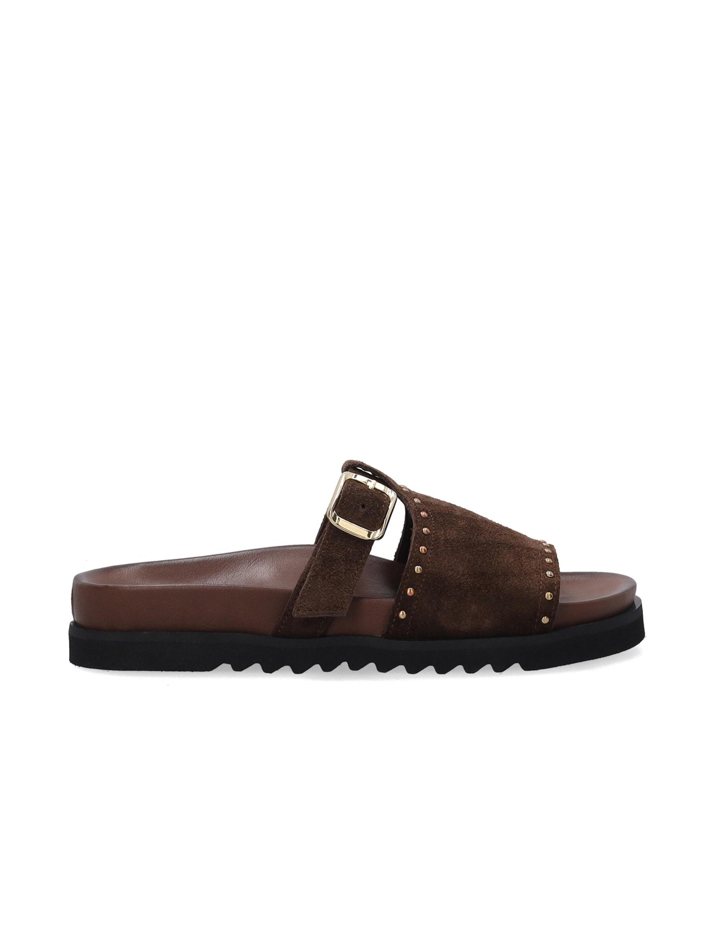 VENEZIA Pantolette 'Venezia'‌‌‌‌‌‌‌‌‌‌ in Braun: Vorderseite