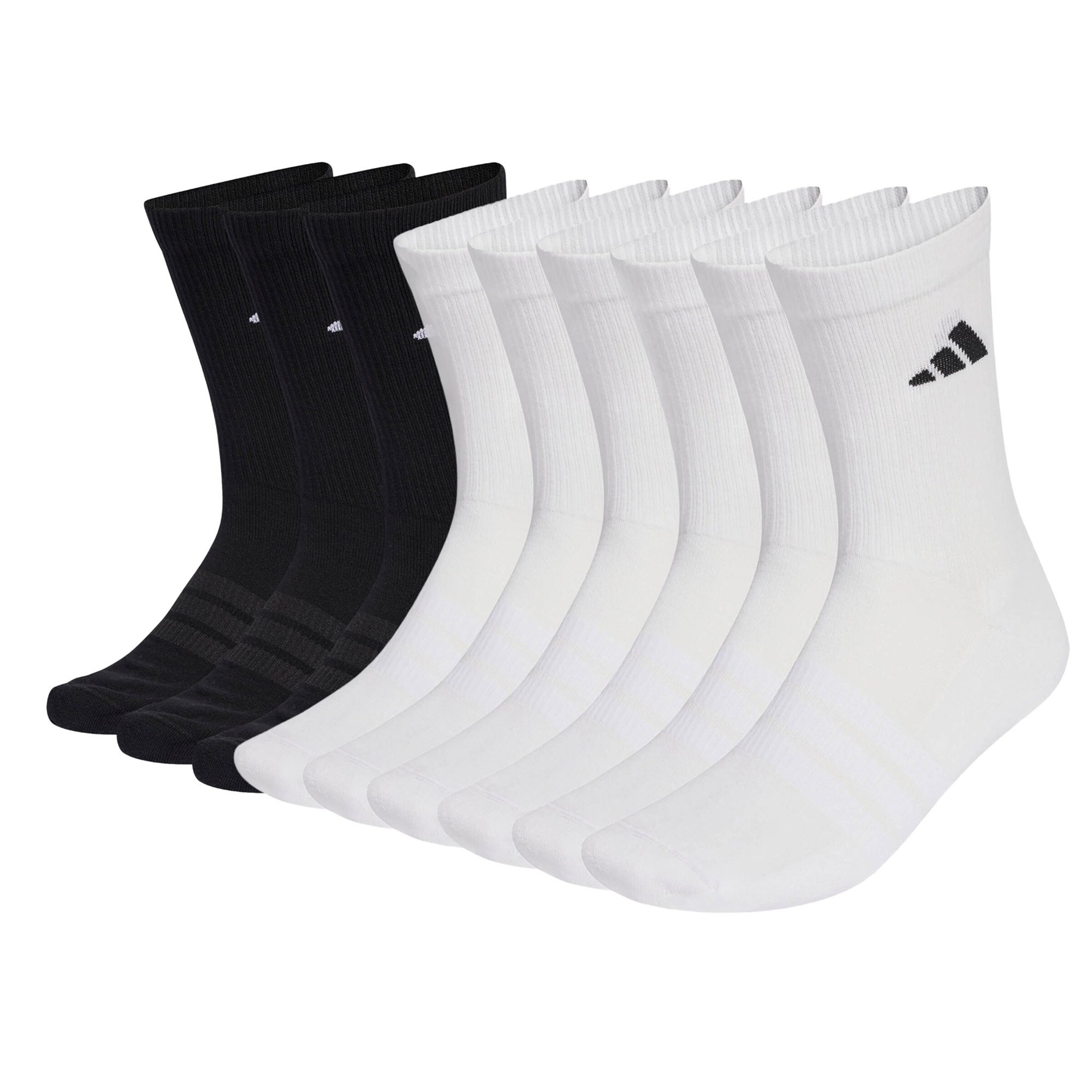 ADIDAS PERFORMANCE Chaussettes de sport en noir / blanc, Vue avec produit