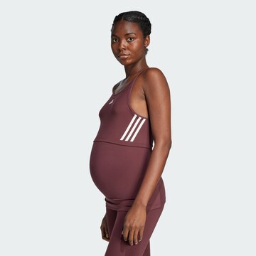 ADIDAS PERFORMANCE Sporttop in Rood: voorkant