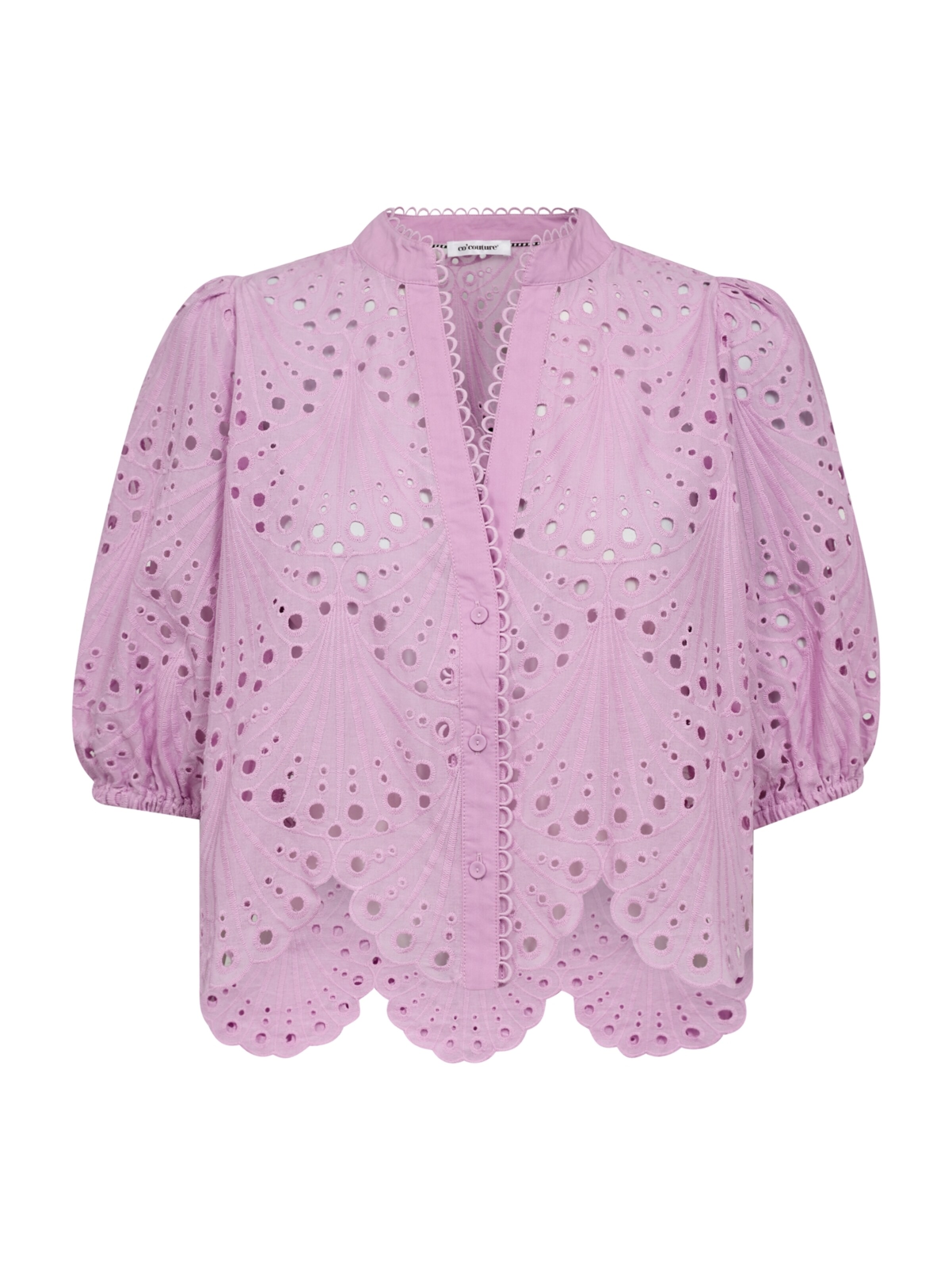 Camicia da donna 'Naya' di co'couture in lilla: frontale