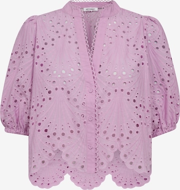 Camicia da donna 'Naya' di co'couture in lilla: frontale