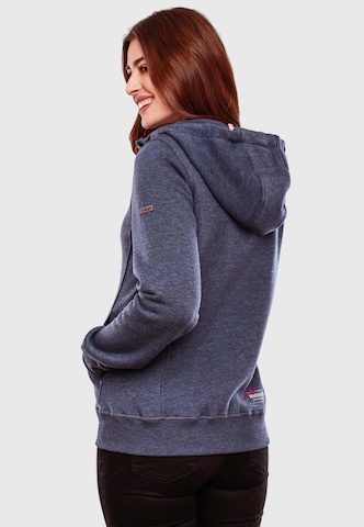 MARIKOO Zip-Up Hoodie 'Setsunaa' in Blue