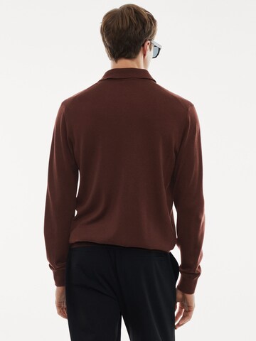 MANGO MAN Pullover 'WILLYS' in Braun